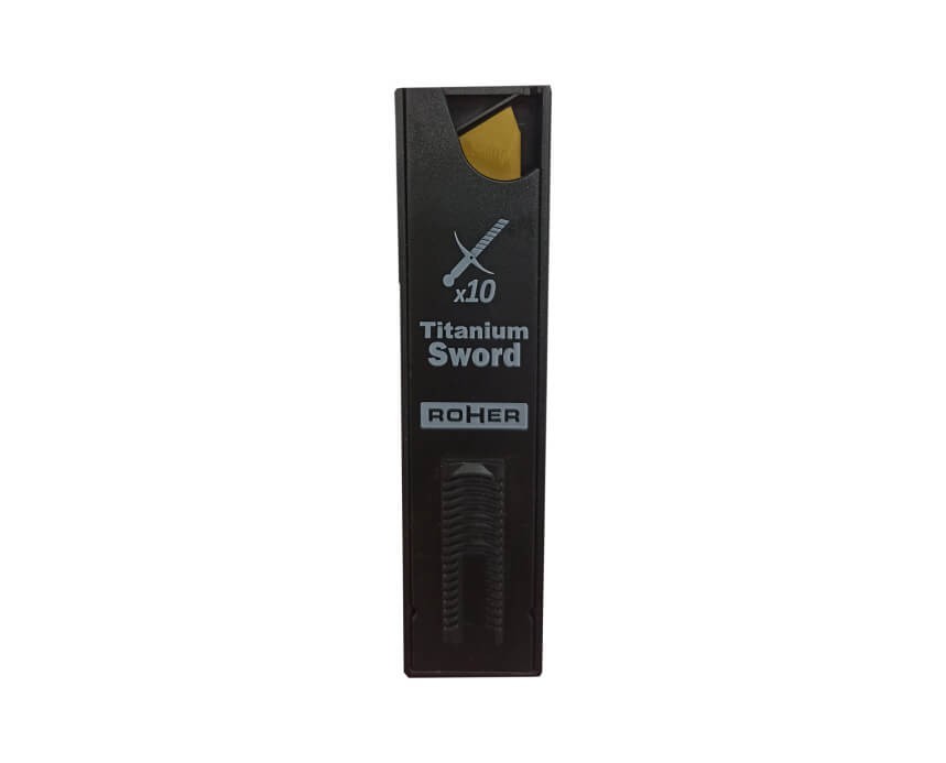 Cuchillas 18mm Titanio (Pack 10) de Alta Durabilidad | Fort Fenix