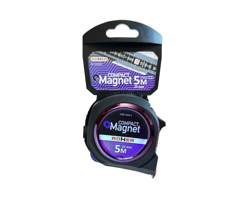 Flexómetro Compacto Magnet 5m con Punta Magnética | Fort Fenix