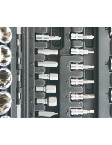 Juego Vasos TORX 110 Piezas con Carraca | Fort Fenix